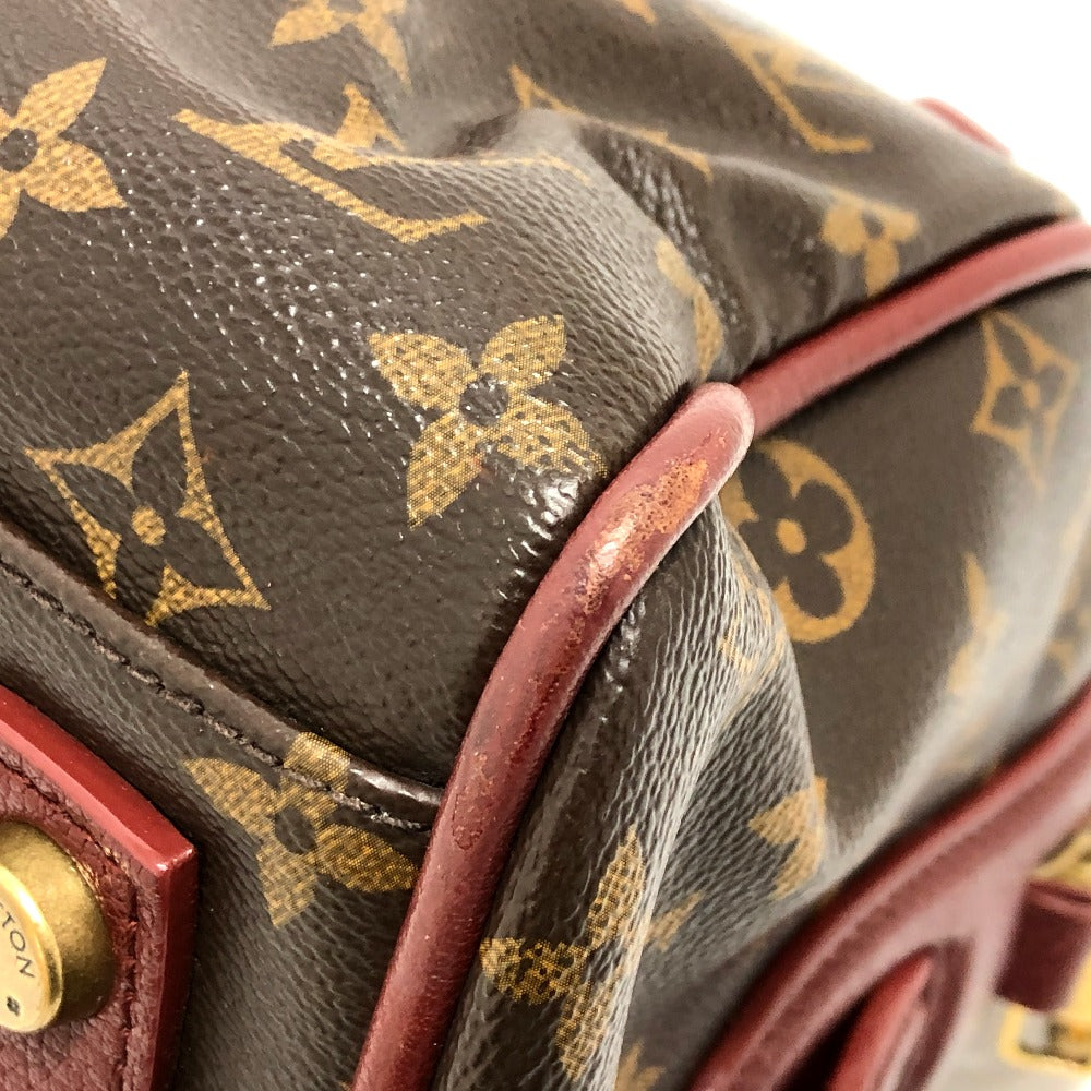 LOUIS VUITTON Handbag M40802 Monogram canvas wine-red Monogram golden arrow speedy
