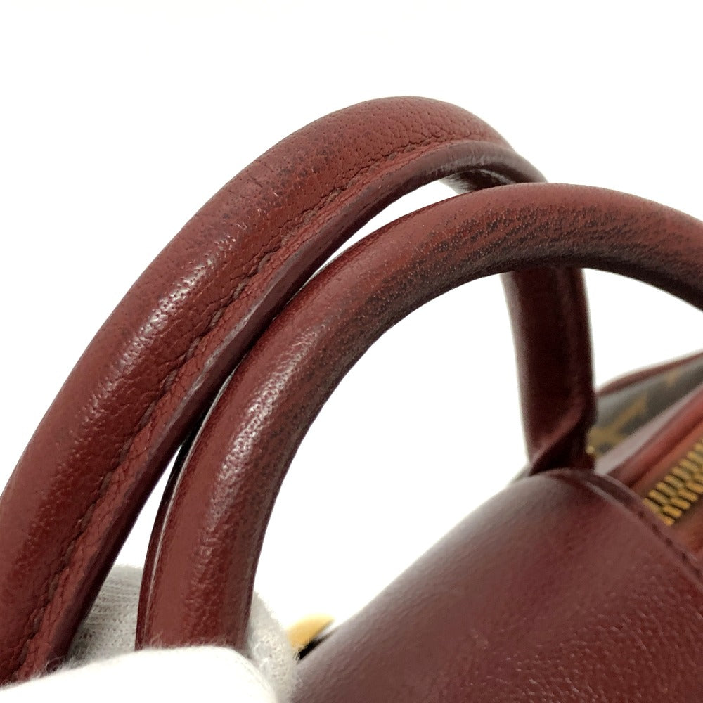 LOUIS VUITTON Handbag M40802 Monogram canvas wine-red Monogram golden arrow speedy