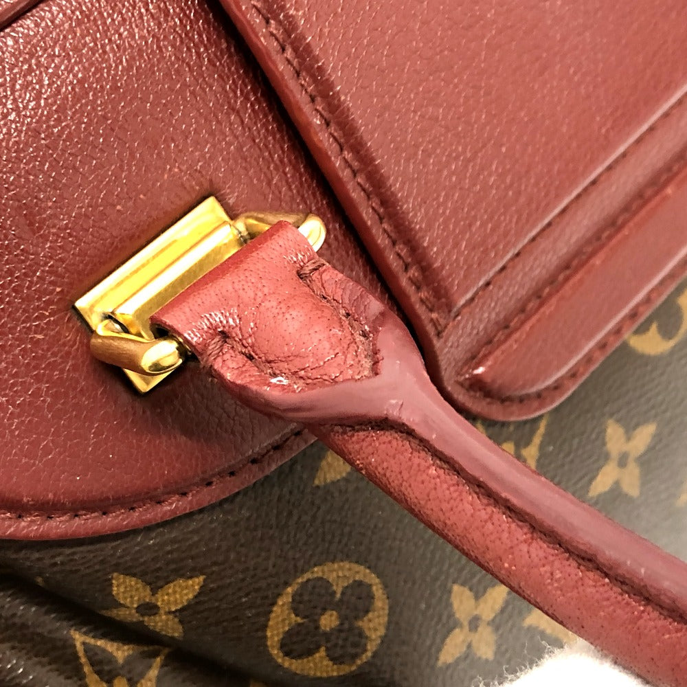 LOUIS VUITTON Handbag M40802 Monogram canvas wine-red Monogram golden arrow speedy