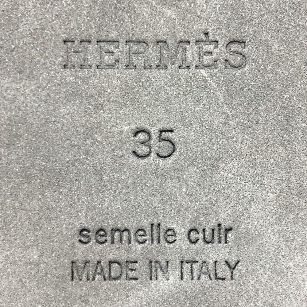 HERMES Sandals denim Navy Gael Chene Dunkle 35
