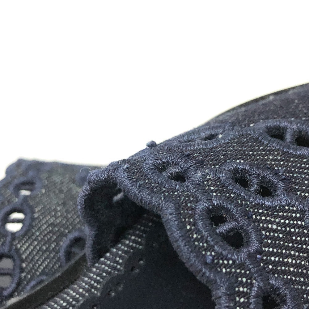 HERMES Sandals denim Navy Gael Chene Dunkle 35