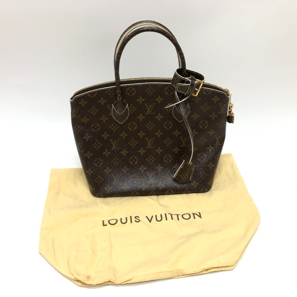 LOUIS VUITTON Handbag M40597 Canvas / Shiny Monogram Canvas Brown Shiny monogram LockitPM Women Used