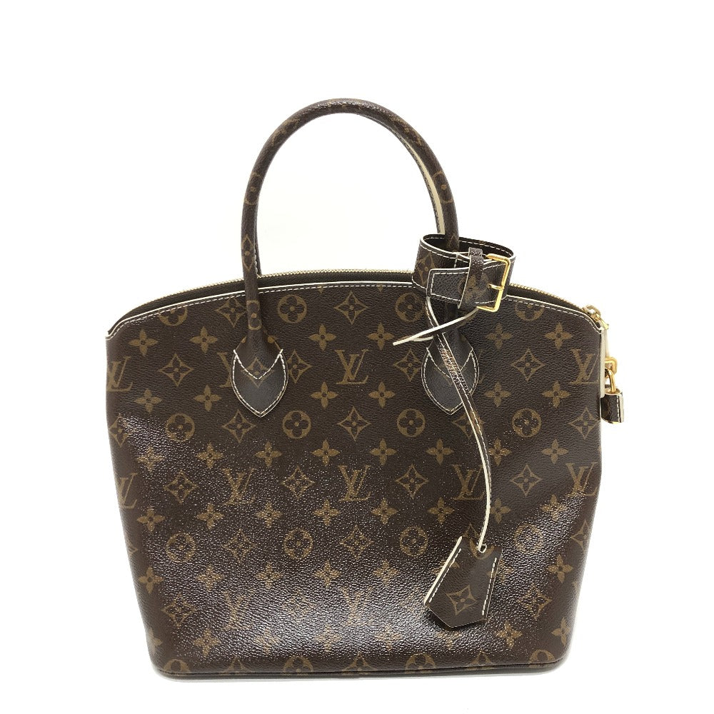LOUIS VUITTON Handbag M40597 Canvas / Shiny Monogram Canvas Brown Shiny monogram LockitPM Women Used