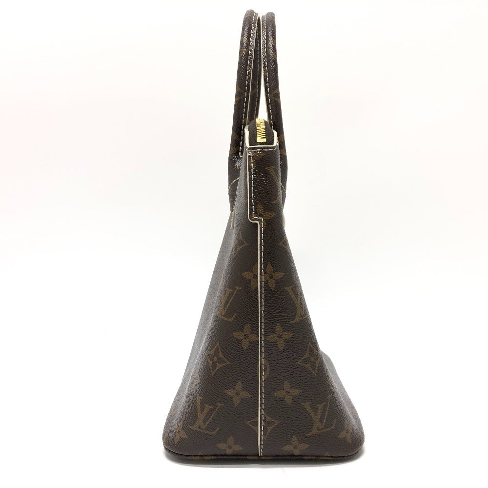 LOUIS VUITTON Handbag M40597 Canvas / Shiny Monogram Canvas Brown Shiny monogram LockitPM Women Used