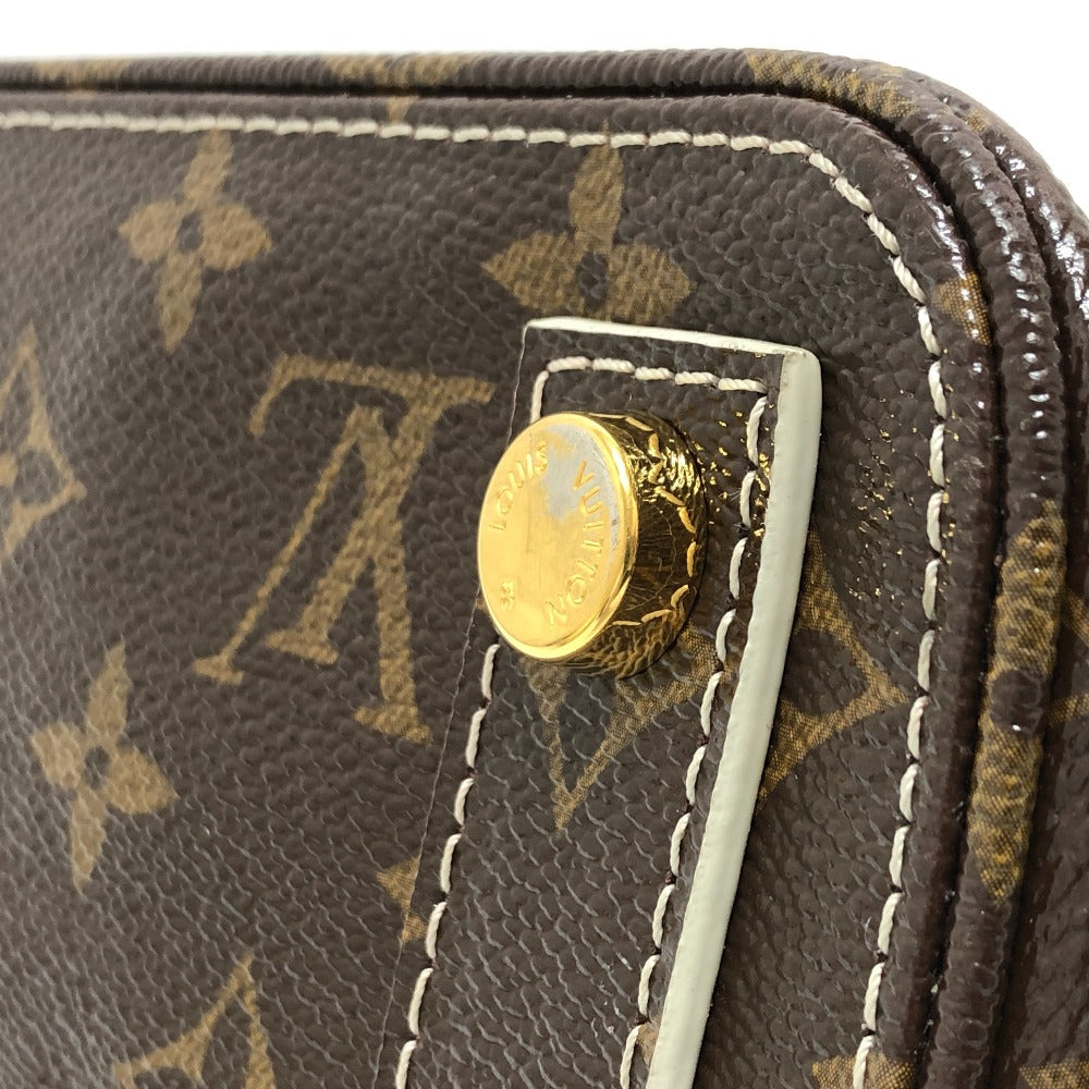 LOUIS VUITTON Handbag M40597 Canvas / Shiny Monogram Canvas Brown Shiny monogram LockitPM Women Used
