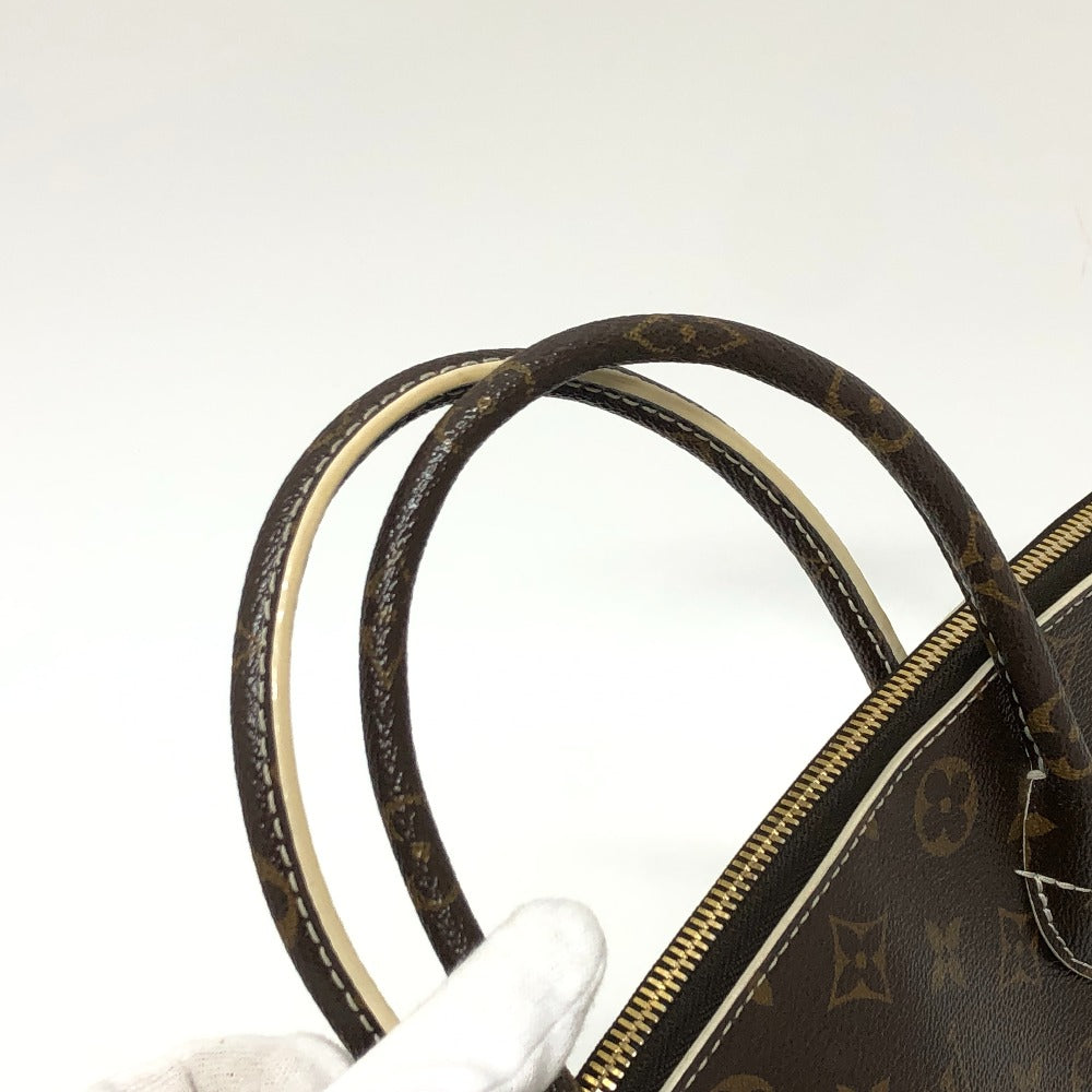 LOUIS VUITTON Handbag M40597 Canvas / Shiny Monogram Canvas Brown Shiny monogram LockitPM Women Used
