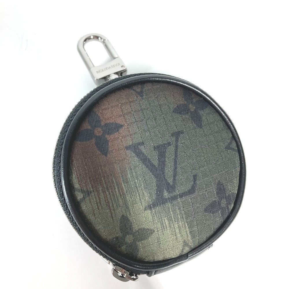 LOUIS VUITTON Coin case MP2711 Nylon khaki Monogram Camouflage Porto Cle Pouch