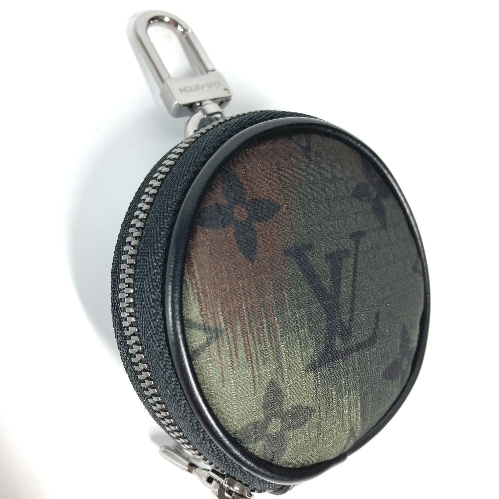 LOUIS VUITTON Coin case MP2711 Nylon khaki Monogram Camouflage Porto Cle Pouch