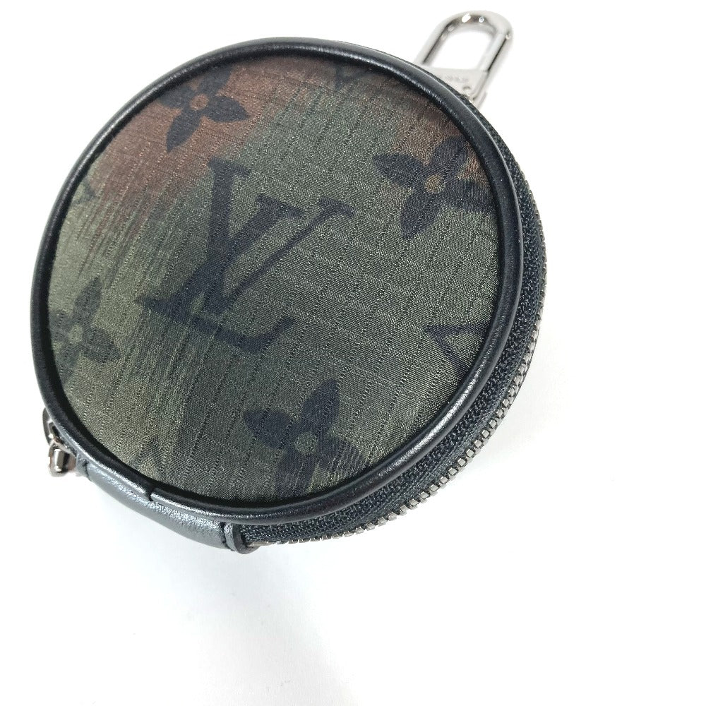 LOUIS VUITTON Coin case MP2711 Nylon khaki Monogram Camouflage Porto Cle Pouch