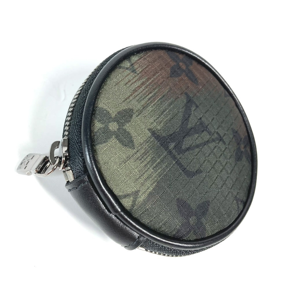 LOUIS VUITTON Coin case MP2711 Nylon khaki Monogram Camouflage Porto Cle Pouch