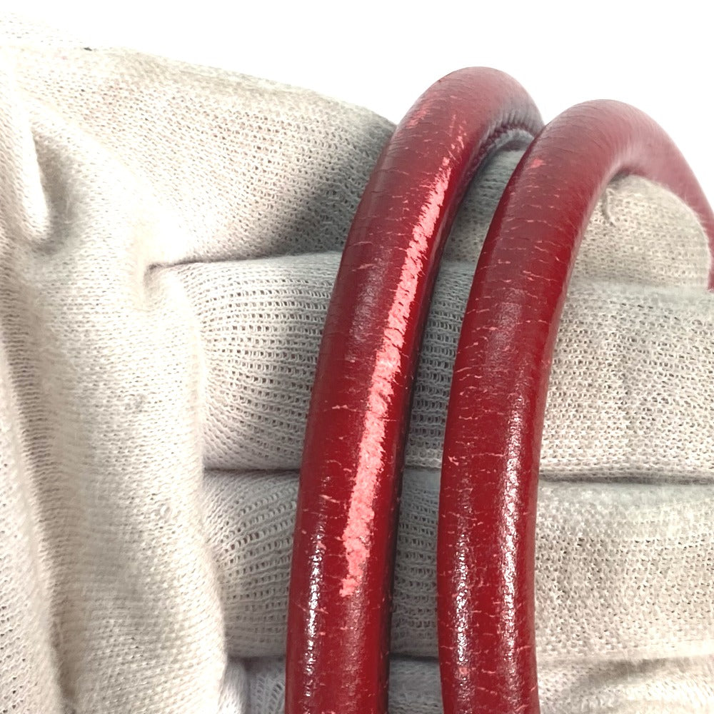 HERMES Handbag Courchevel Red vintage McPherson Women Used