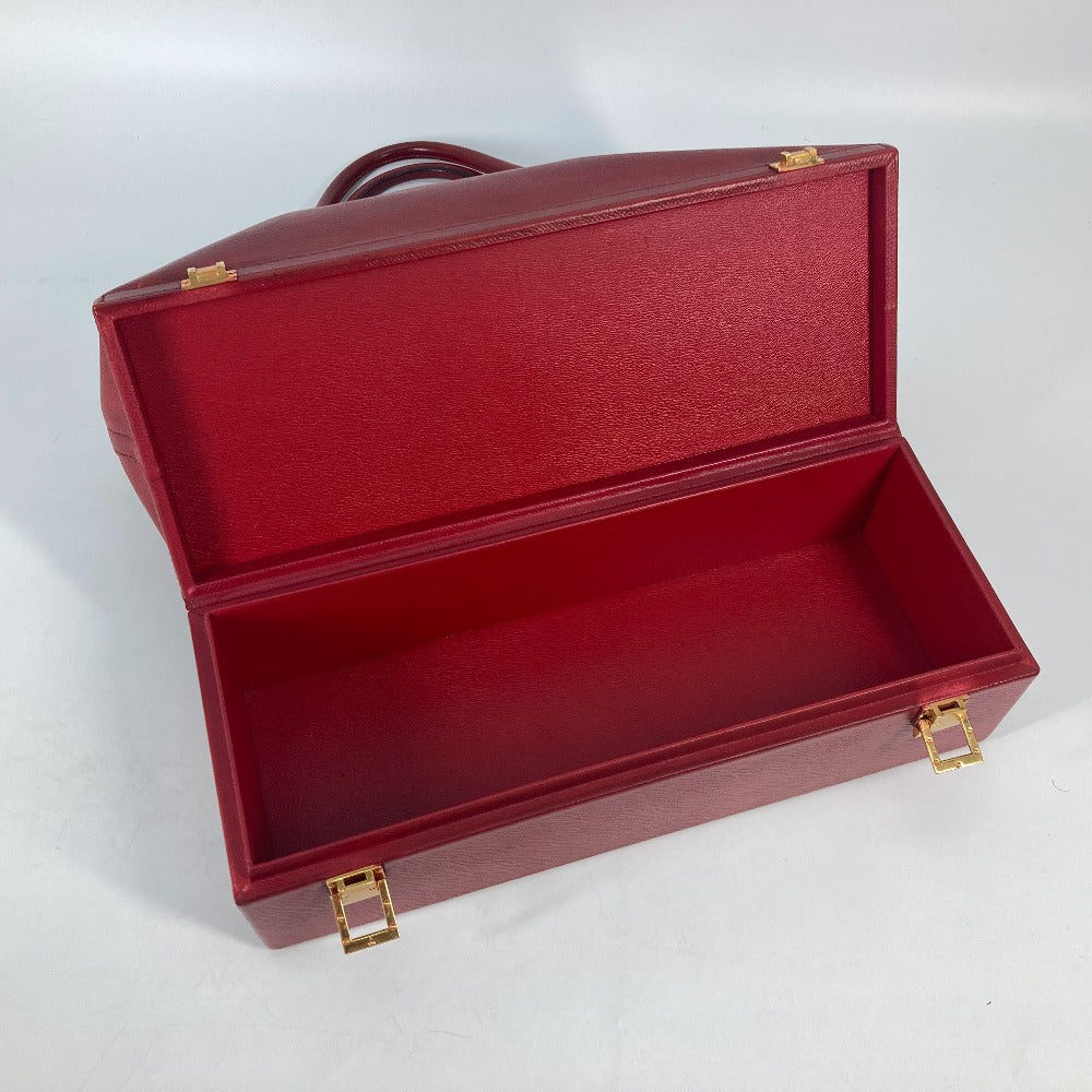 HERMES Handbag Courchevel Red vintage McPherson Women Used