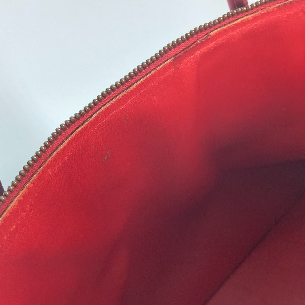 HERMES Handbag Courchevel Red vintage McPherson Women Used