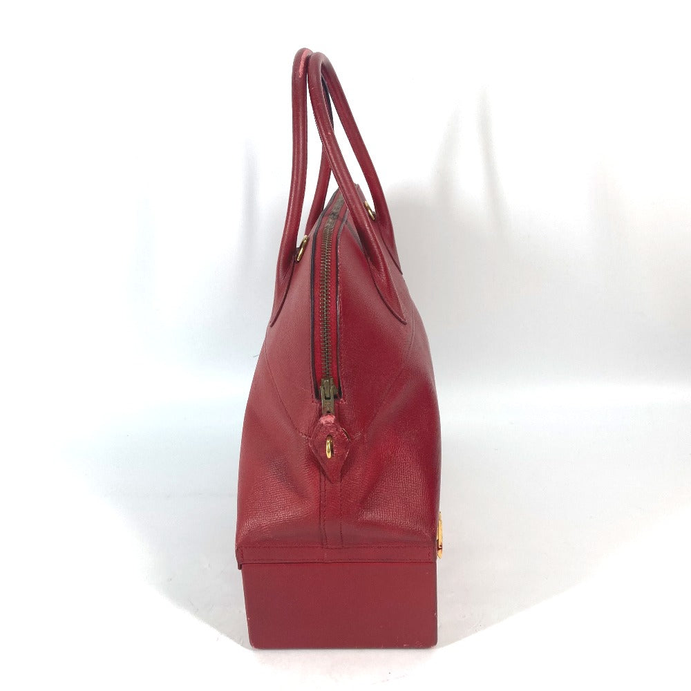 HERMES Handbag Courchevel Red vintage McPherson Women Used