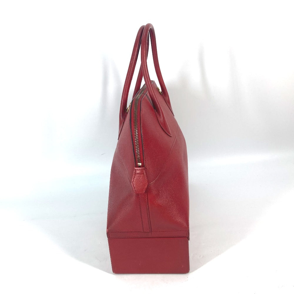 HERMES Handbag Courchevel Red vintage McPherson Women Used