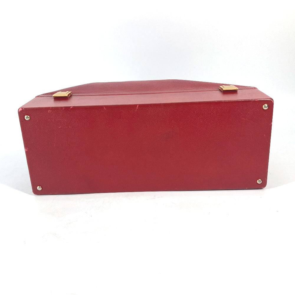 HERMES Handbag Courchevel Red vintage McPherson Women Used