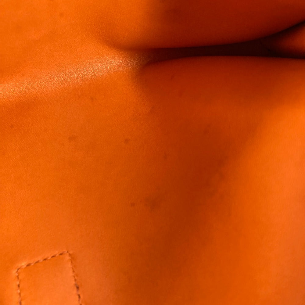 HERMES Clutch bag Epsom Orange Bag H logo Jige Elan 29 Women Used