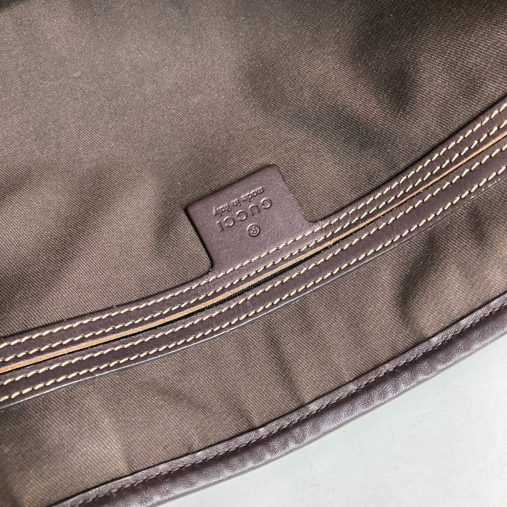 GUCCI Shoulder Bag 228668 PVC leather beige GG plus vertical mens(Unisex) Used