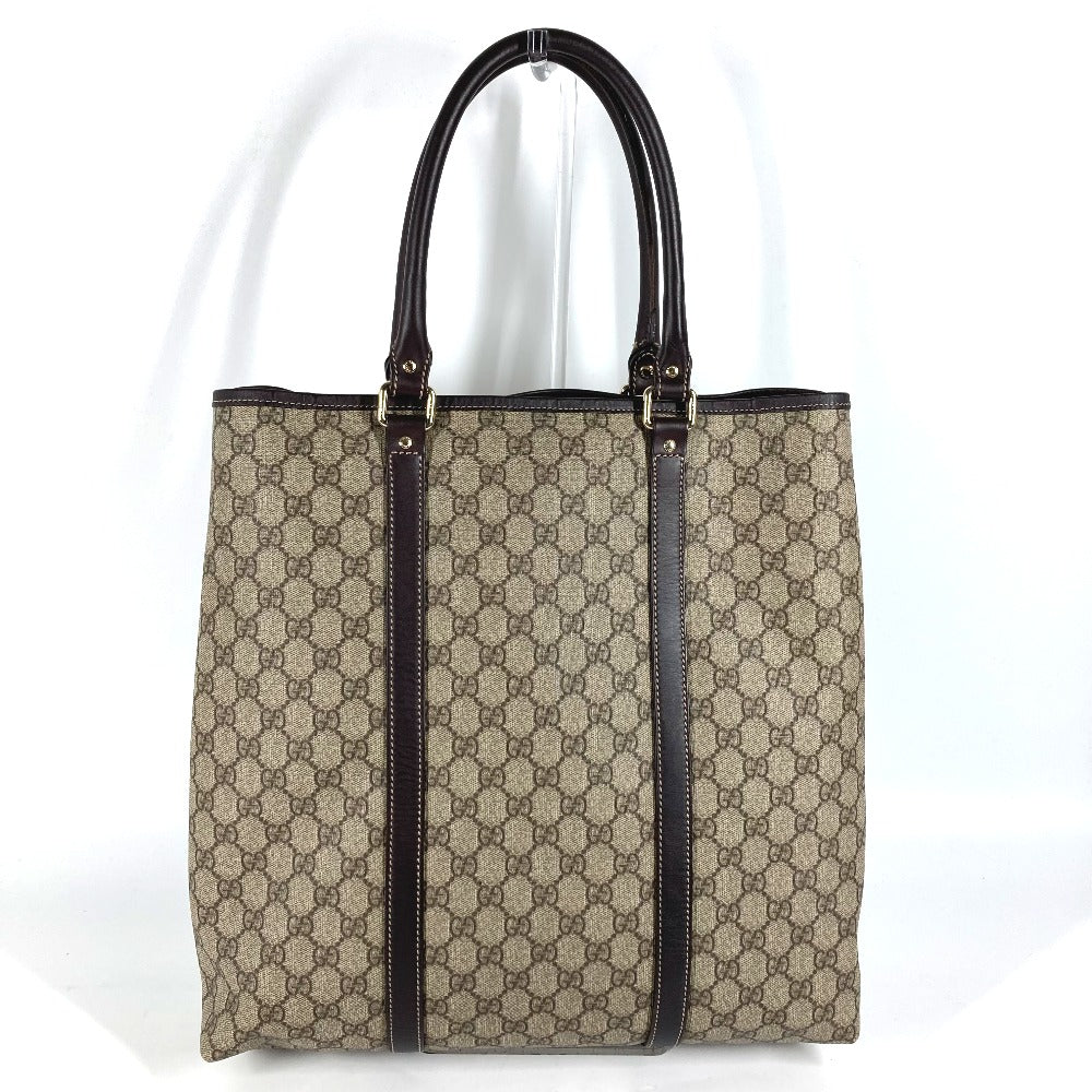 GUCCI Shoulder Bag 228668 PVC leather beige GG plus vertical mens(Unisex) Used