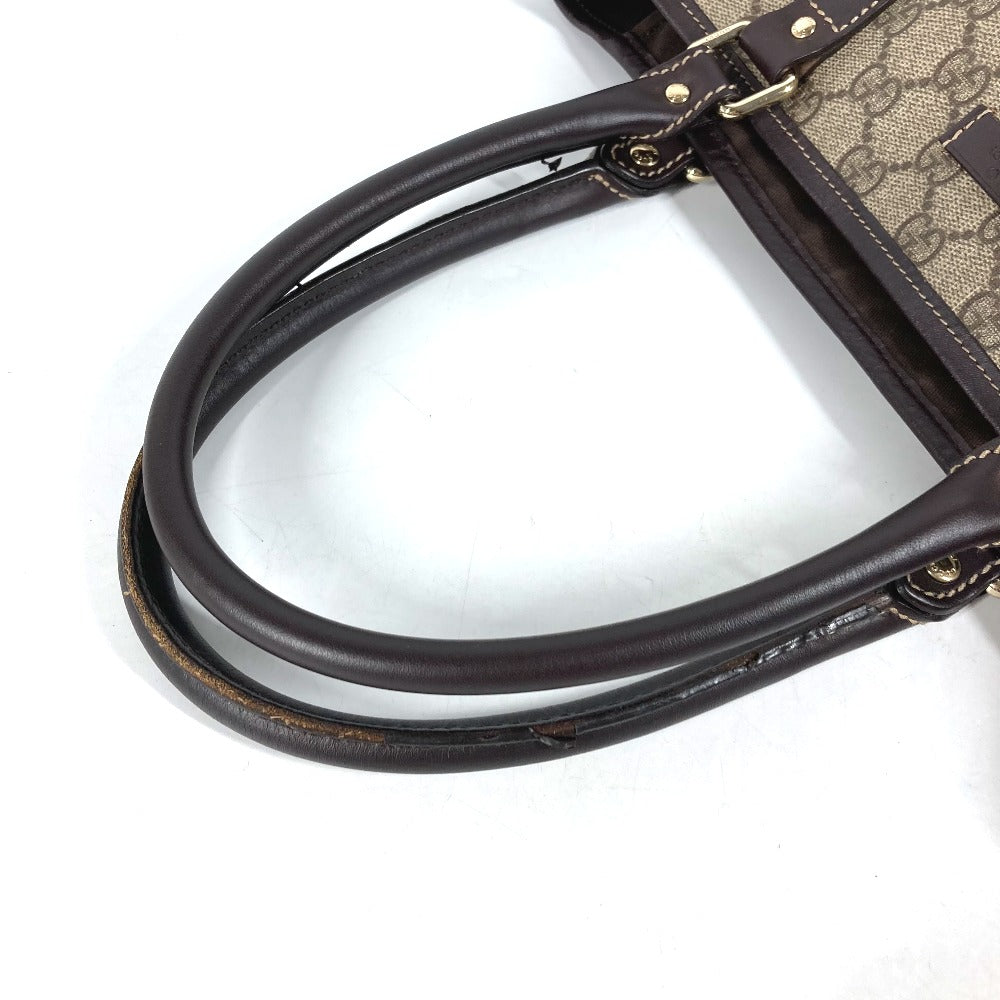 GUCCI Shoulder Bag 228668 PVC leather beige GG plus vertical mens(Unisex) Used