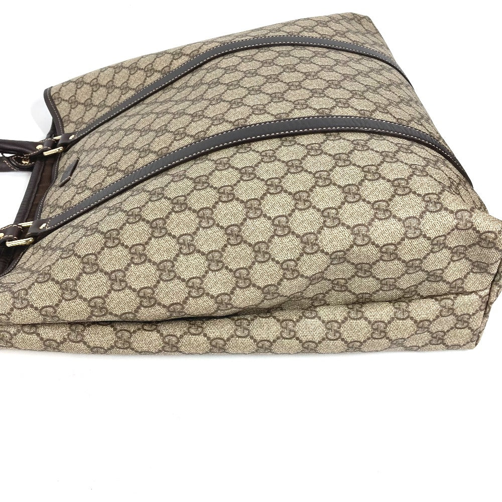 GUCCI Shoulder Bag 228668 PVC leather beige GG plus vertical mens(Unisex) Used