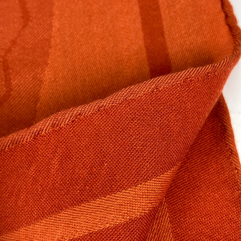 HERMES Stall wool Orange Horse pattern Cheval Large format