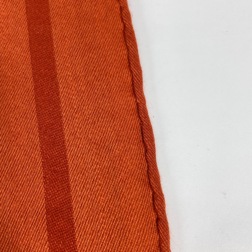HERMES Stall wool Orange Horse pattern Cheval Large format