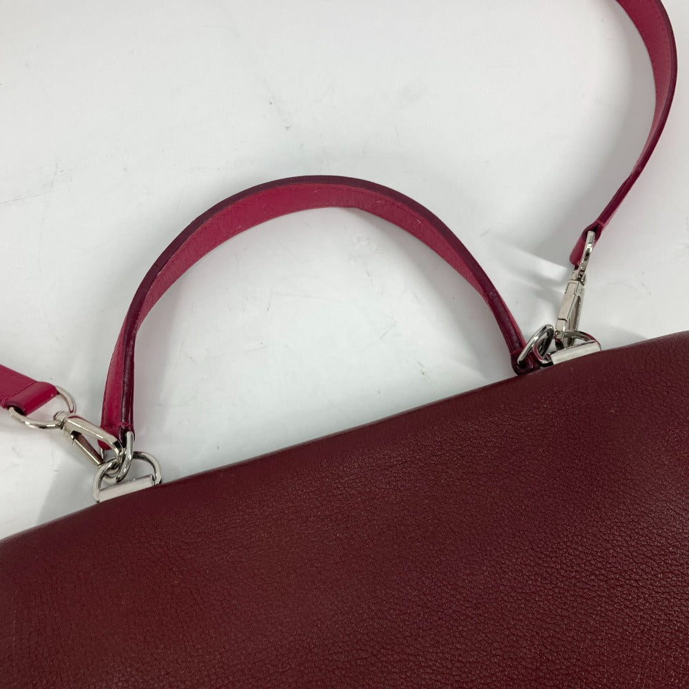 LOUIS VUITTON Handbag leather purple By color Rock Me 2