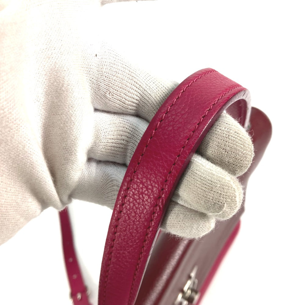 LOUIS VUITTON Handbag leather purple By color Rock Me 2