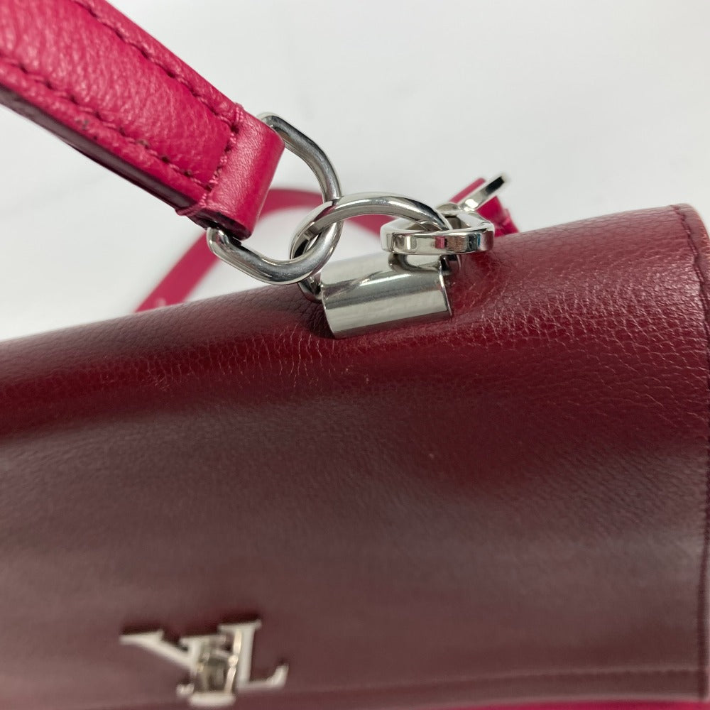 LOUIS VUITTON Handbag leather purple By color Rock Me 2