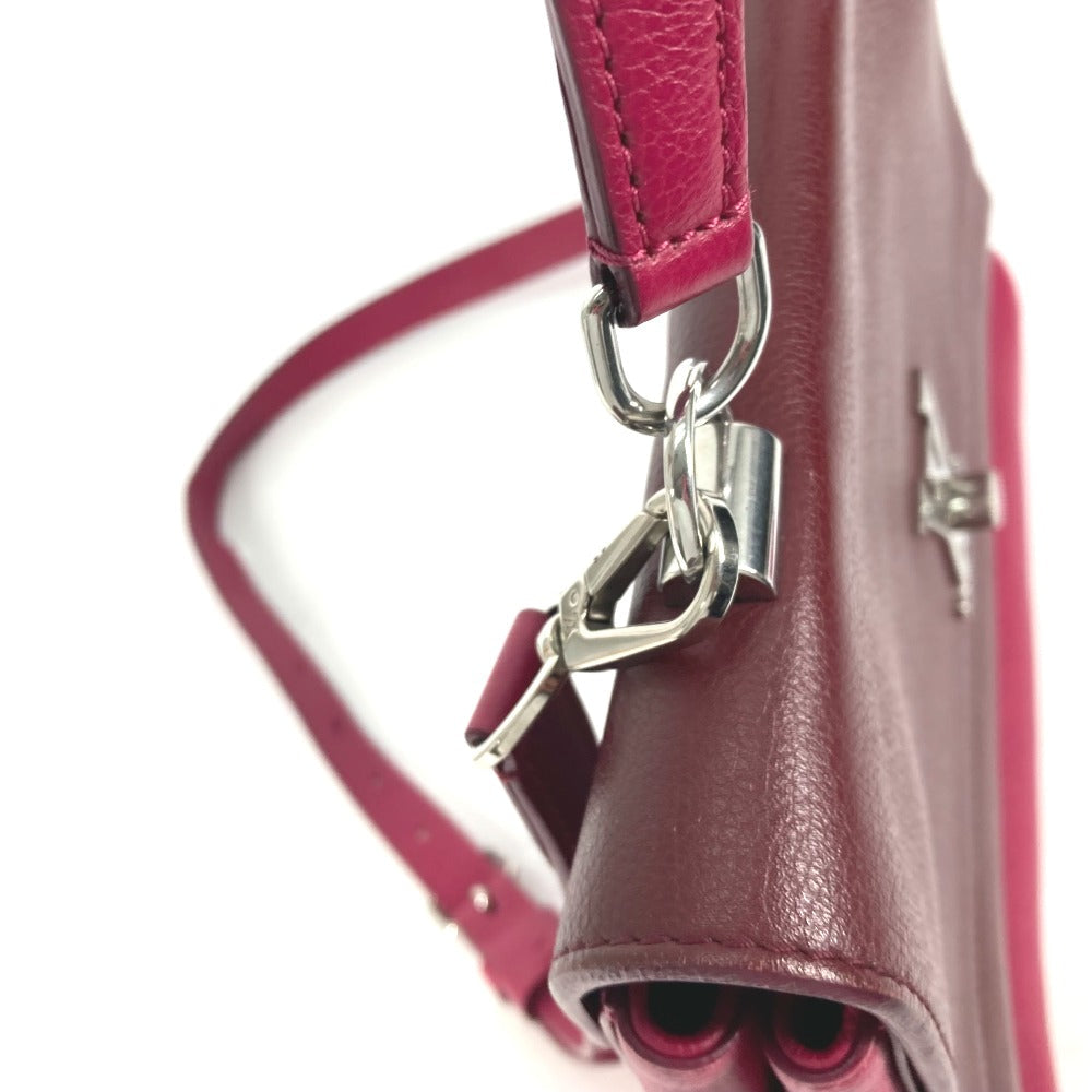 LOUIS VUITTON Handbag leather purple By color Rock Me 2