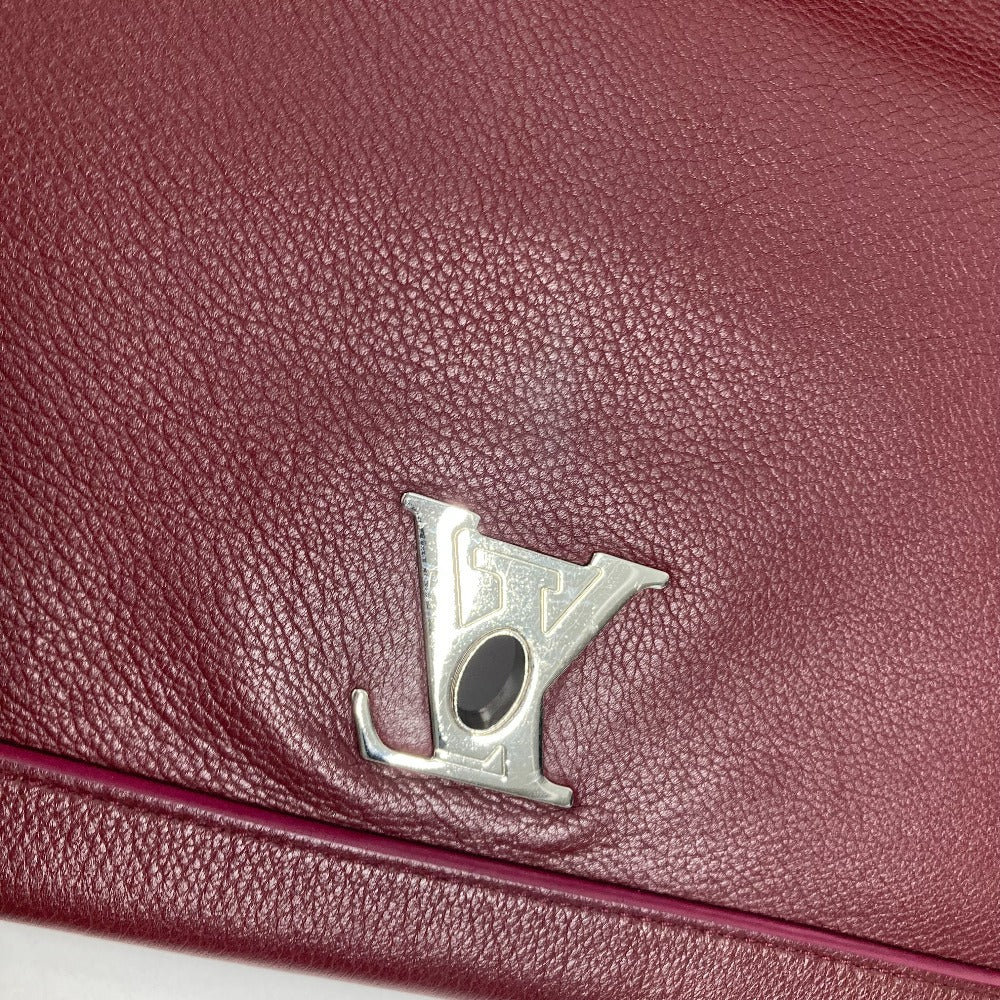 LOUIS VUITTON Handbag leather purple By color Rock Me 2