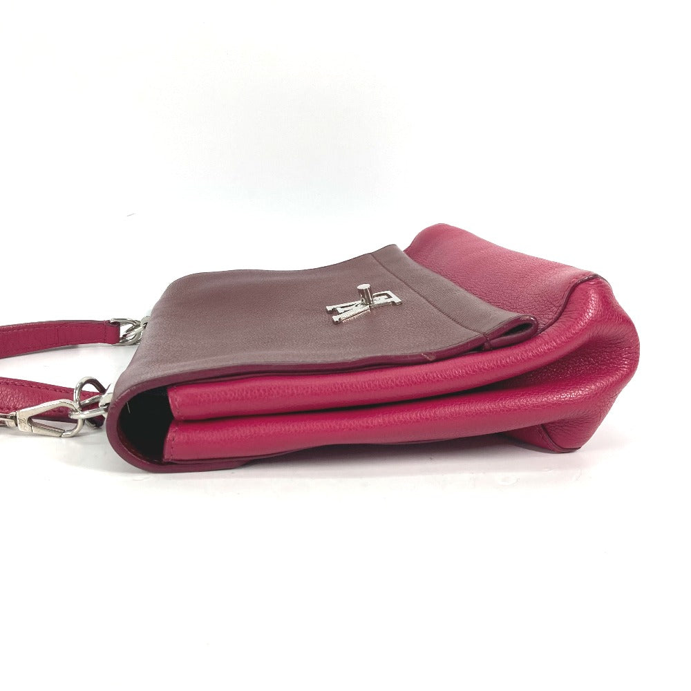 LOUIS VUITTON Handbag leather purple By color Rock Me 2