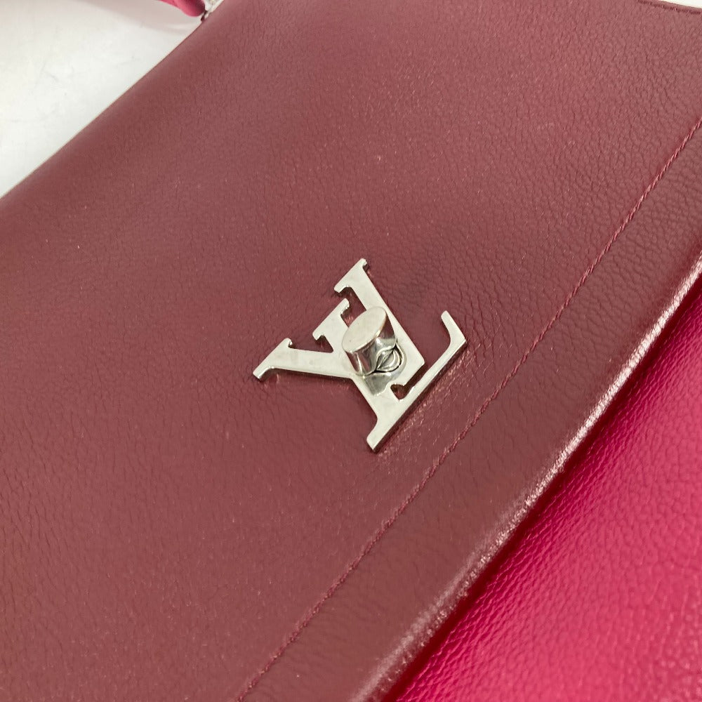 LOUIS VUITTON Handbag leather purple By color Rock Me 2