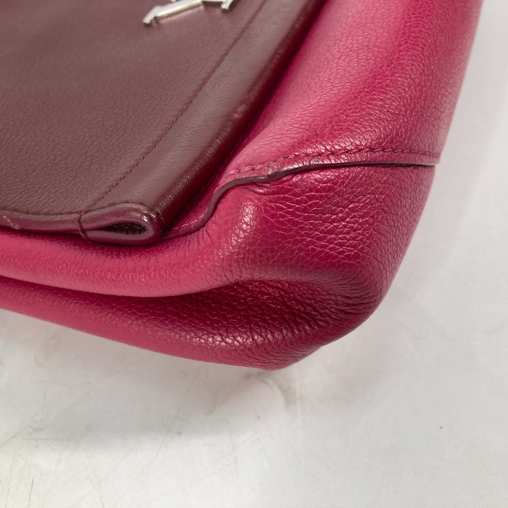 LOUIS VUITTON Handbag leather purple By color Rock Me 2