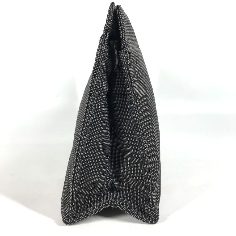 HERMES Pouch canvas gray Her Line Pouch MM