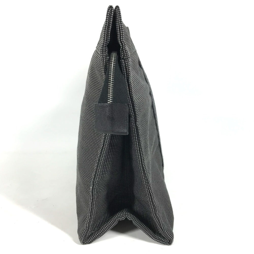 HERMES Pouch canvas gray Her Line Pouch MM