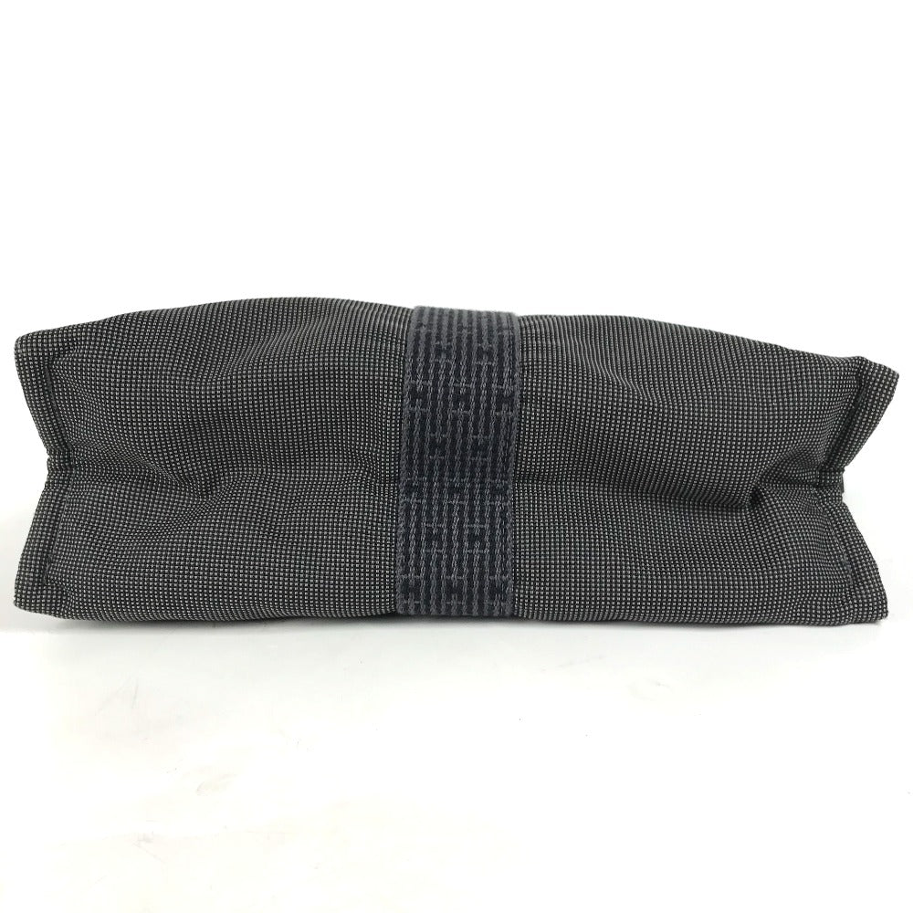 HERMES Pouch canvas gray Her Line Pouch MM