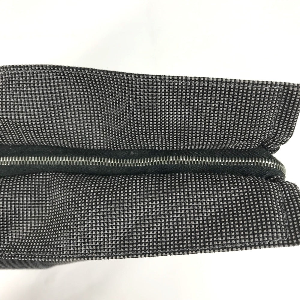 HERMES Pouch canvas gray Her Line Pouch MM