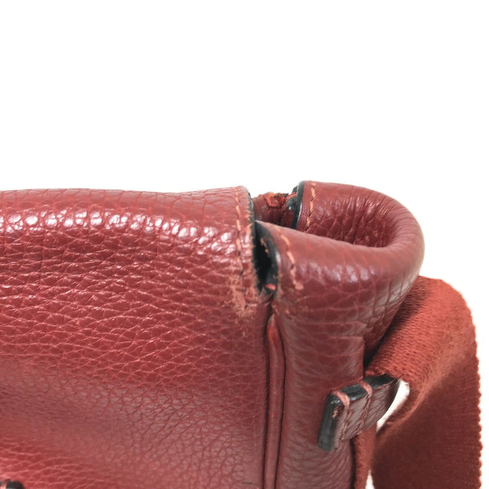 HERMES Shoulder Bag Taurillon Clemence Red Crossbody bag Tibet PM Women Used