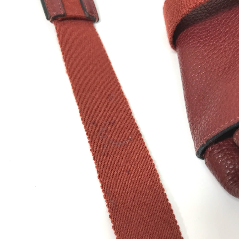 HERMES Shoulder Bag Taurillon Clemence Red Crossbody bag Tibet PM Women Used