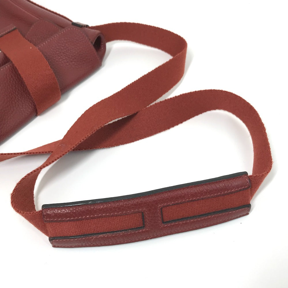 HERMES Shoulder Bag Taurillon Clemence Red Crossbody bag Tibet PM Women Used