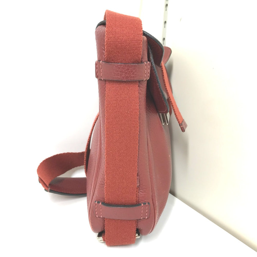 HERMES Shoulder Bag Taurillon Clemence Red Crossbody bag Tibet PM Women Used
