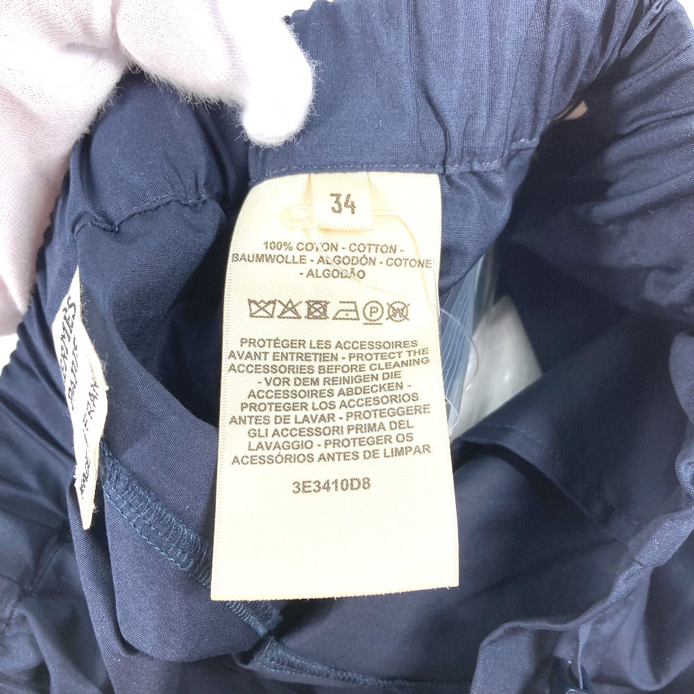HERMES Shorts cotton Navy apparel Women 34 Used