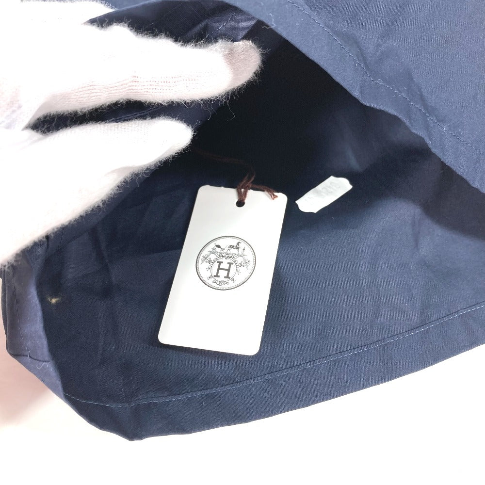 HERMES Shorts cotton Navy apparel Women 34 Used