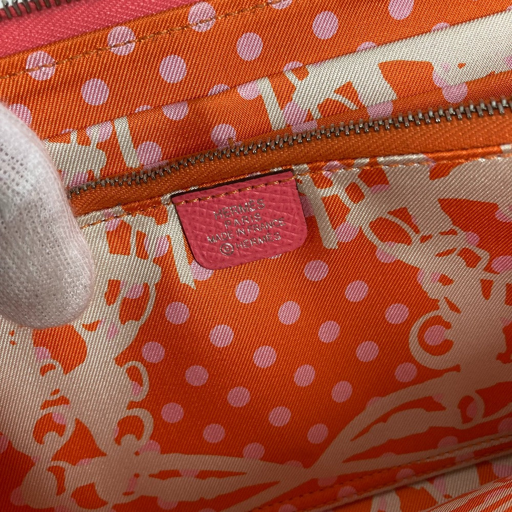 HERMES Long Wallet Purse Epsom pink Long wallet Azap long silk in Women Used