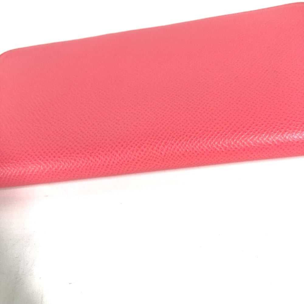 HERMES Long Wallet Purse Epsom pink Long wallet Azap long silk in Women Used