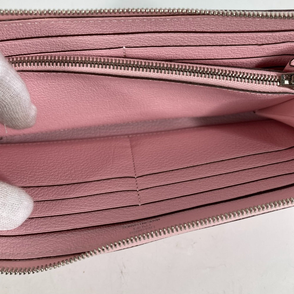 HERMES Long Wallet Purse Swift pink Long wallet Azap Long Women Used