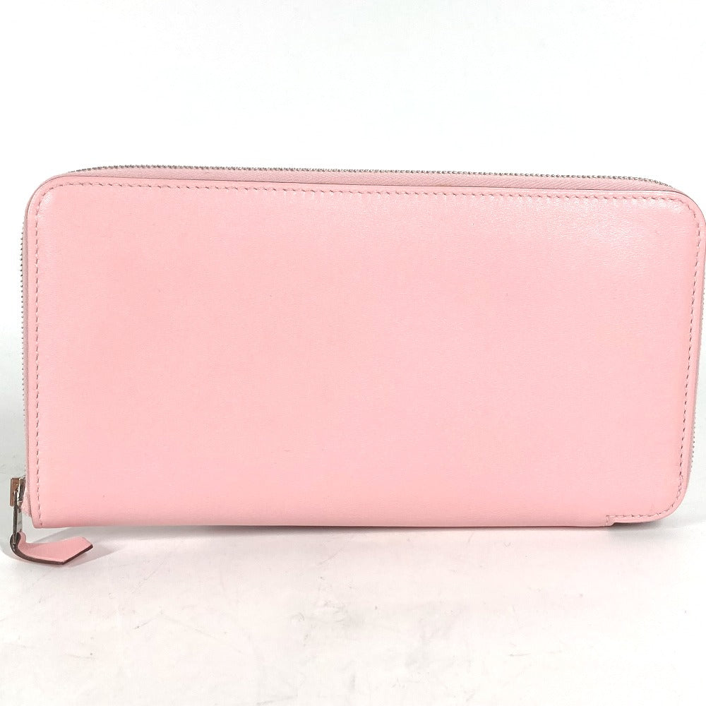 HERMES Long Wallet Purse Swift pink Long wallet Azap Long Women Used