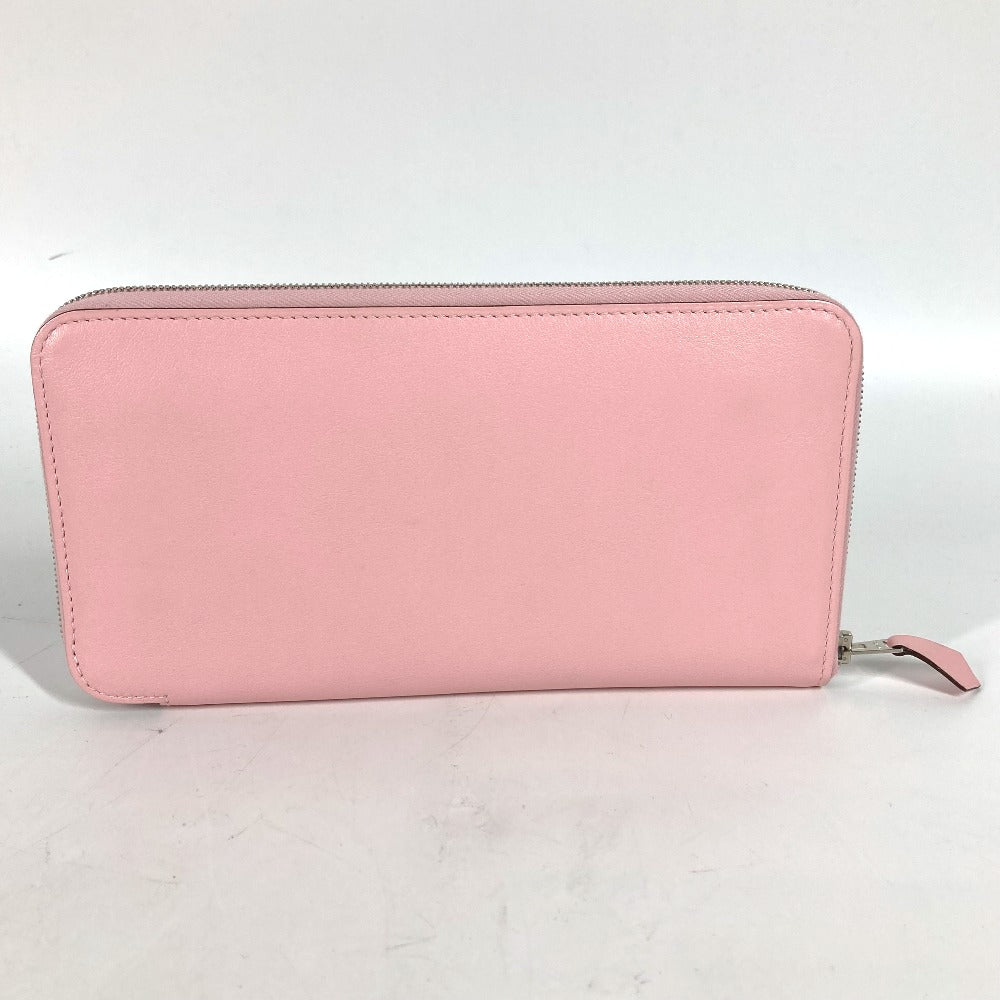 HERMES Long Wallet Purse Swift pink Long wallet Azap Long Women Used